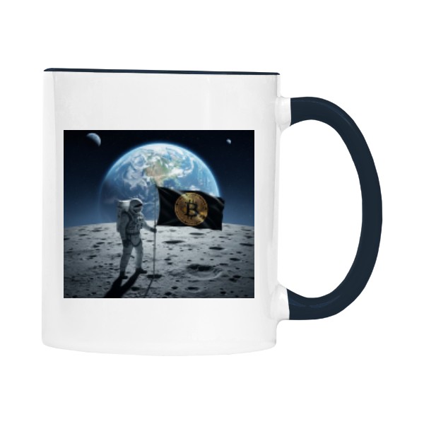 Bitcoin to the Moon - astronaut