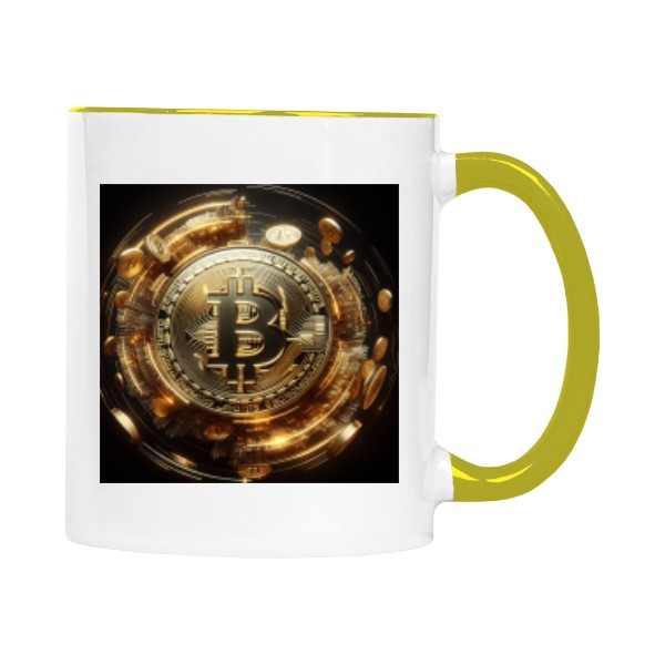 Hrnek malý barevný s potiskem Dynamo BTC: Generátor Vize