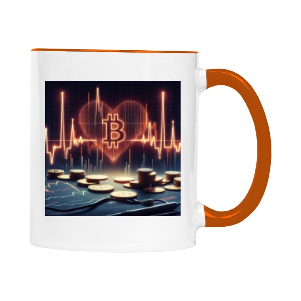 Bitcoin volatility - heart